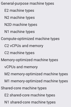 google-cloud-machine-types